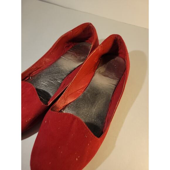 Helium Womens Red Flats Size 10 - Picture 4 of 10